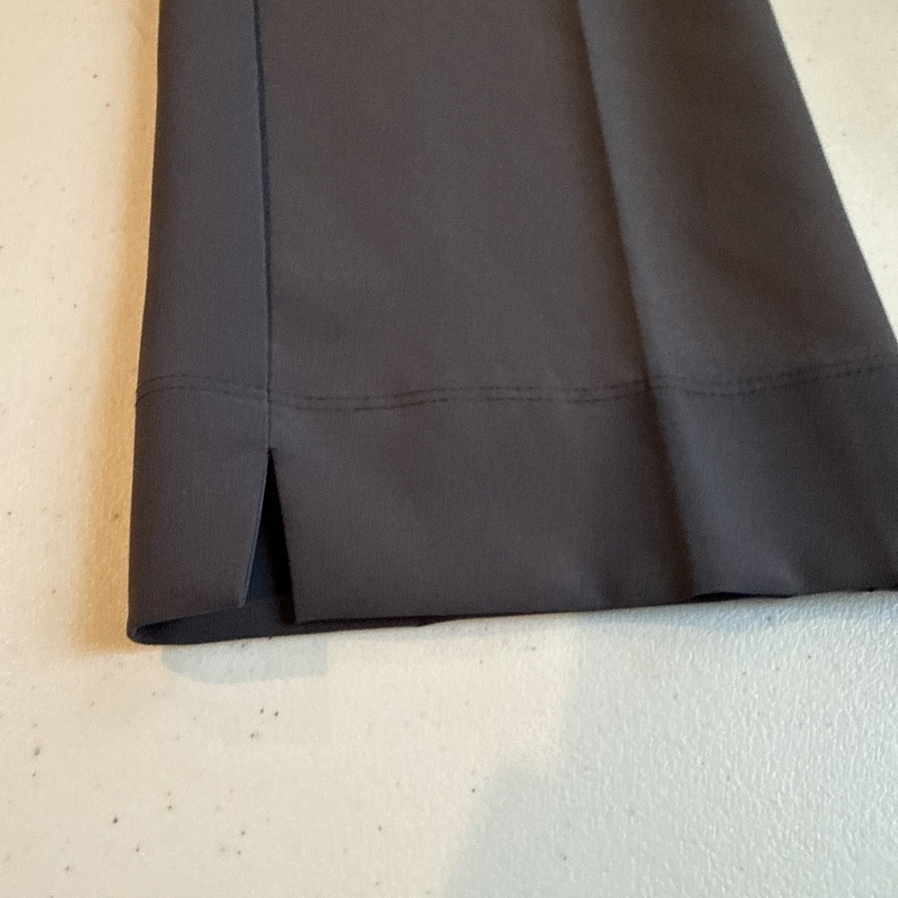 IBKUL 4 Way Stretch Pull on Ankle Pant Gray Size 6 Sun Protection Office Or Camp - Picture 3 of 11